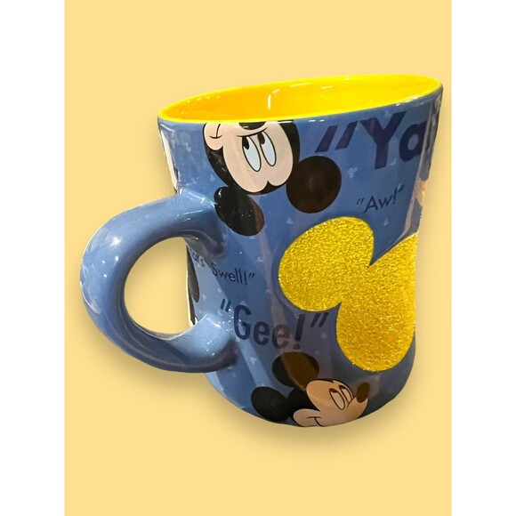 Disney Mickey Mouse Slogans Oh Boy Disney World Theme Parks Coffee Tea Mug NEW - Picture 6 of 7